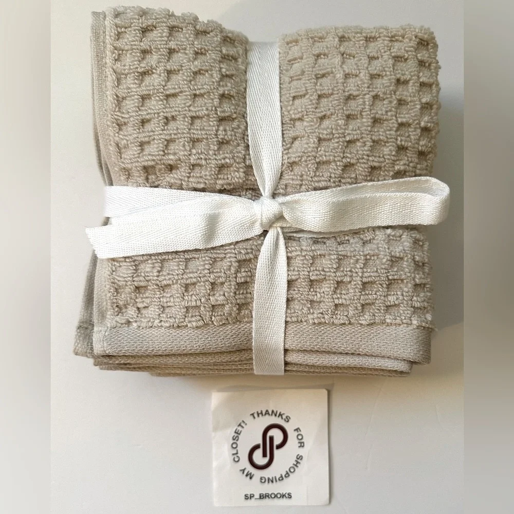 🎁Hotel Balfour Bath Towel Set - Zero Twist Cotton - Set of 8 - Taupe